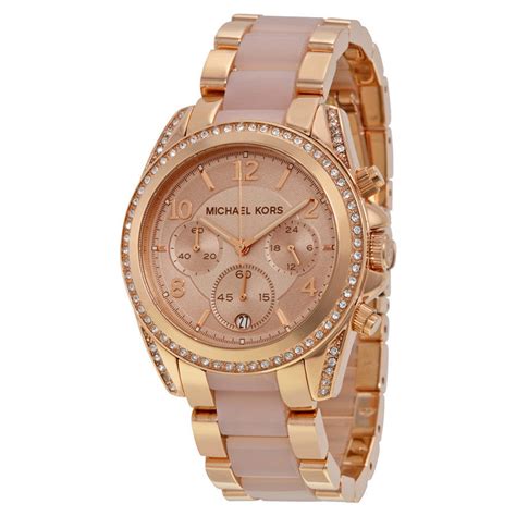 michael kors ladies rose gold blair watch|mk rose gold watches.